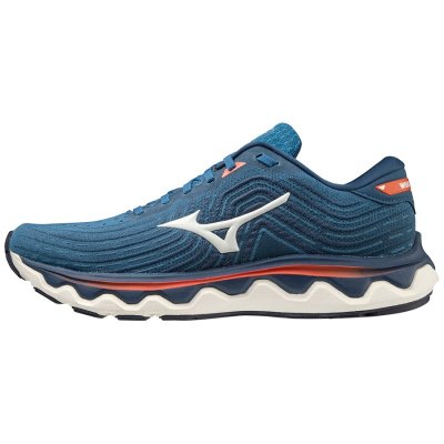 Zapatillas Para Correr Mizuno WAVE Horizon 6 Hombre Azules / Blancos / Coral - Chile M510OXHFYS